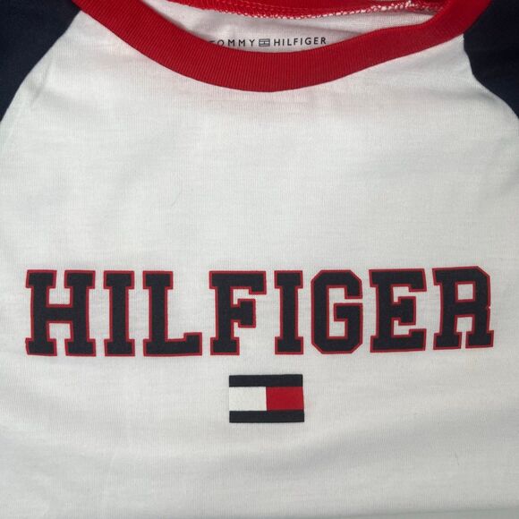 NWT Boys Classic Logo Tommy Hilfiger Pajamas Set Size 8/10 #362 - Picture 5 of 10